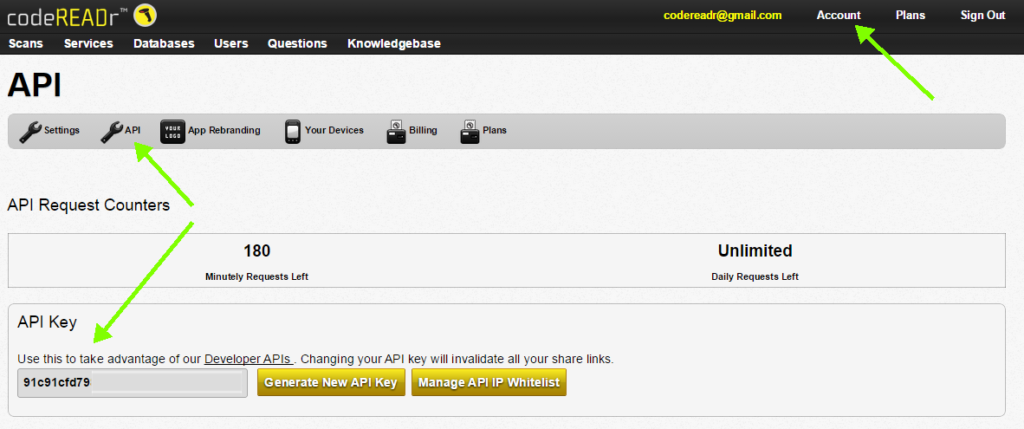 API Key Insert API Key