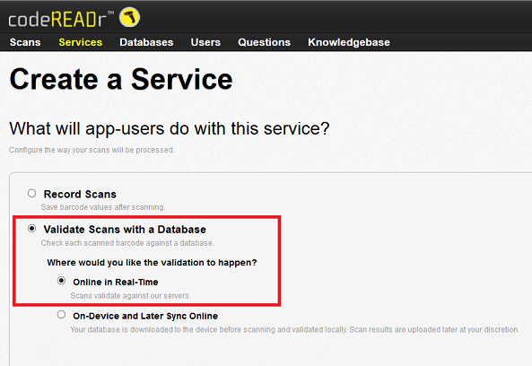 Validate in real-time Validate in real-time