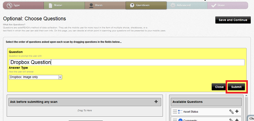 Name the question Name the question