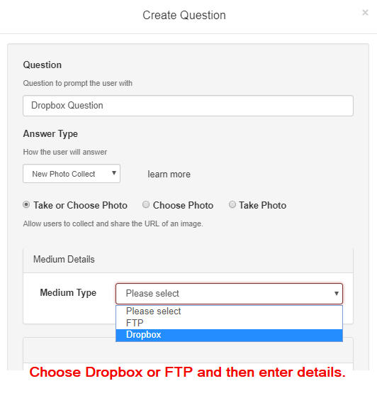 New photo collect photo collect options