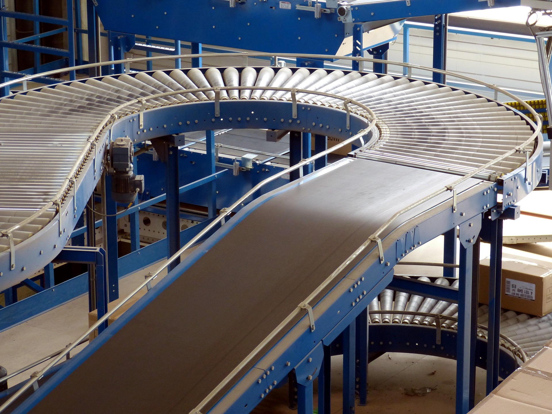 Factory Floor reverse logistics machines