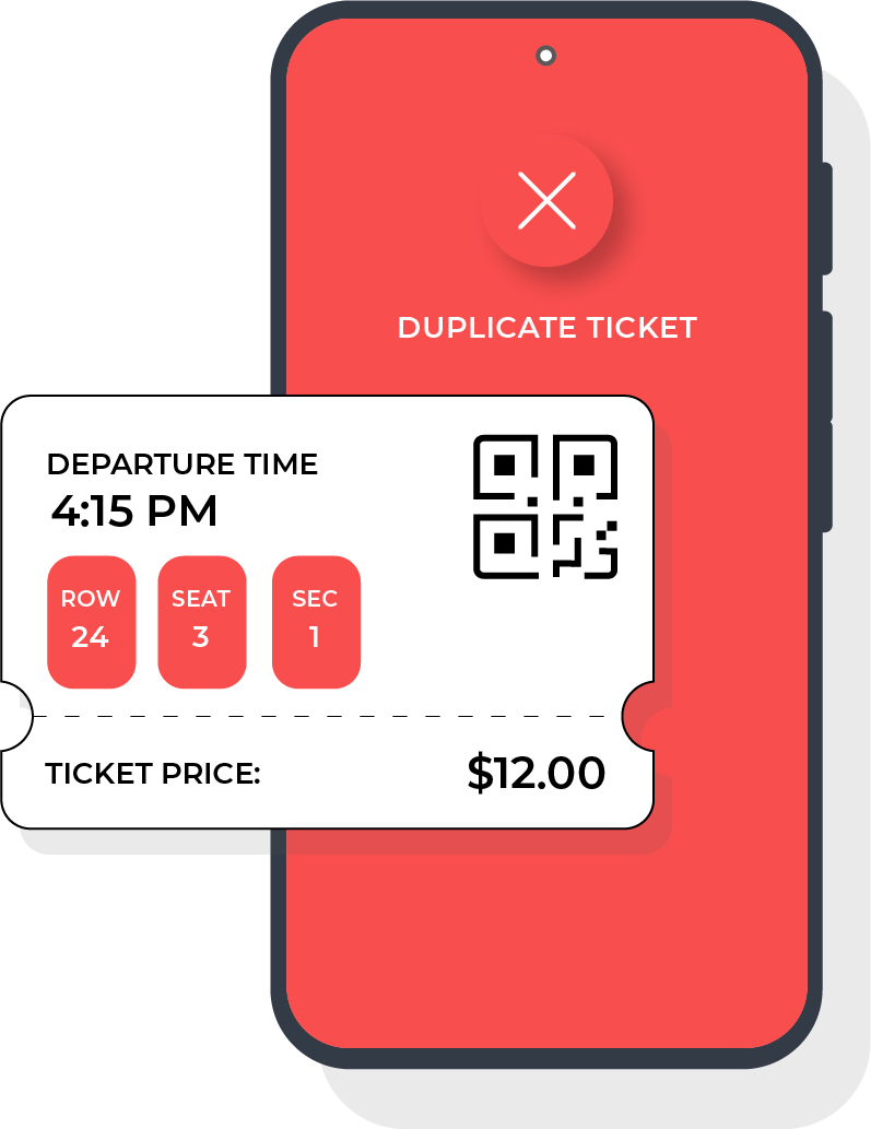 Detect duplicate tickets Detect and Reject Invalid or Duplicate Scans