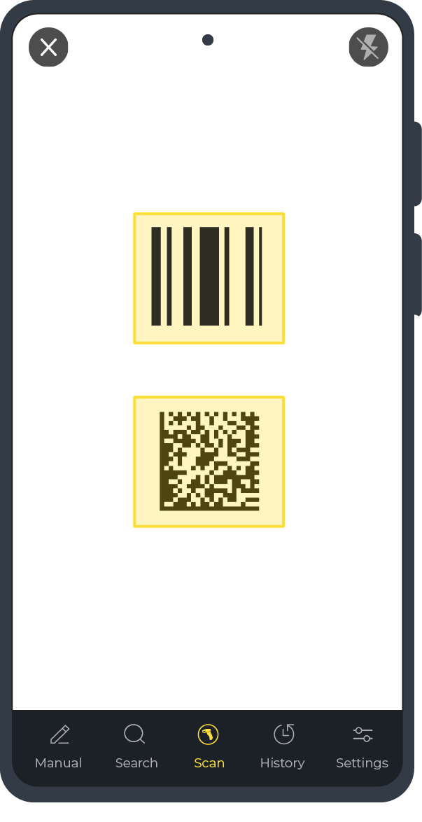 Scan 1D and 2D barcodes barcode scanner sdk